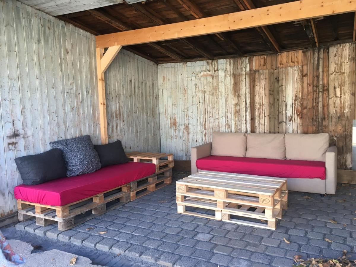 Die Senfbude - Klein Aber Fein - Wunderschoenes Studio-Apartment Mit Terrasse Und Stellplatz Leipzig Luaran gambar