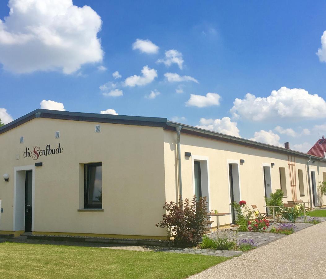 Die Senfbude - Klein Aber Fein - Wunderschoenes Studio-Apartment Mit Terrasse Und Stellplatz Leipzig Luaran gambar