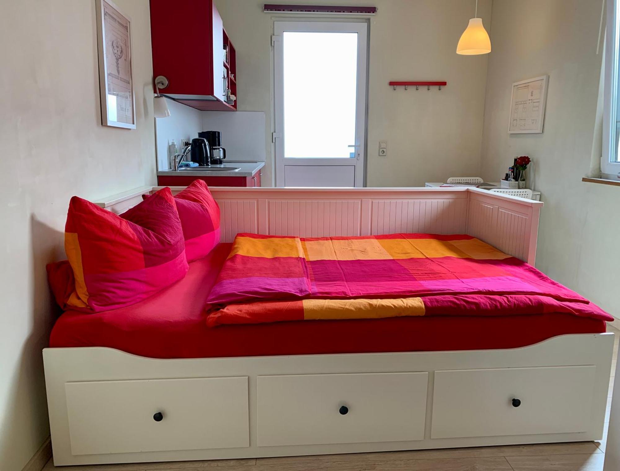 Die Senfbude - Klein Aber Fein - Wunderschoenes Studio-Apartment Mit Terrasse Und Stellplatz Leipzig Luaran gambar